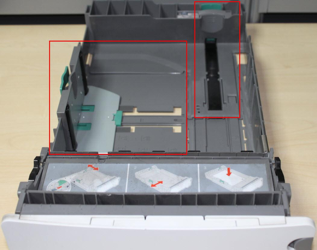 ‘Load Tray 1’, ‘Tray 1 Empty’, ‘Tray 1 Missing’, ‘Tray 1 Low’ or